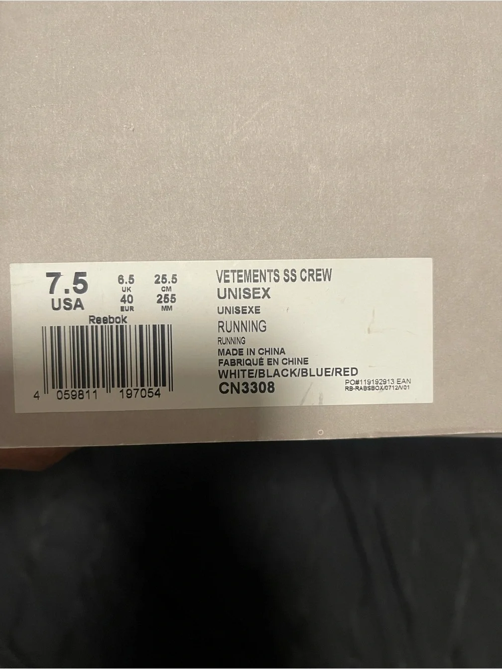 Authentic VETEMENTS White Sock-Style 'Left/Right' Sneaker Boots - Picture 8 of 9